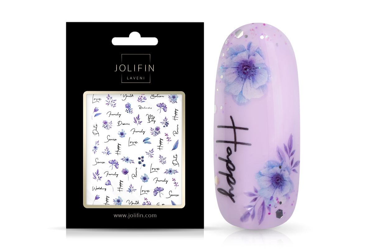 Jolifin LAVENI XL Sticker - Flowers No. 19