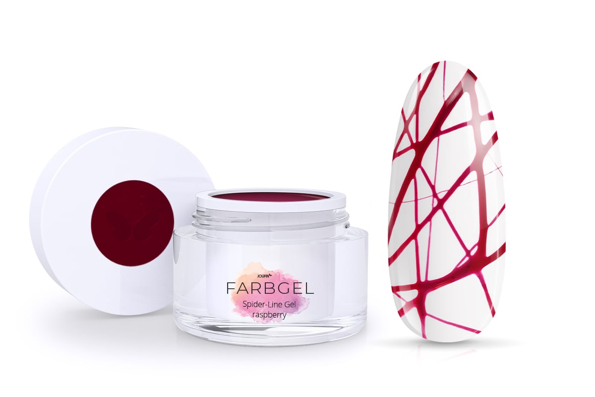 Jolifin Spider-Line Gel - raspberry 5ml
