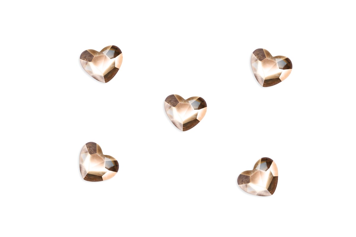 Jolifin LAVENI Rhinestone Diamonds - nude hearts
