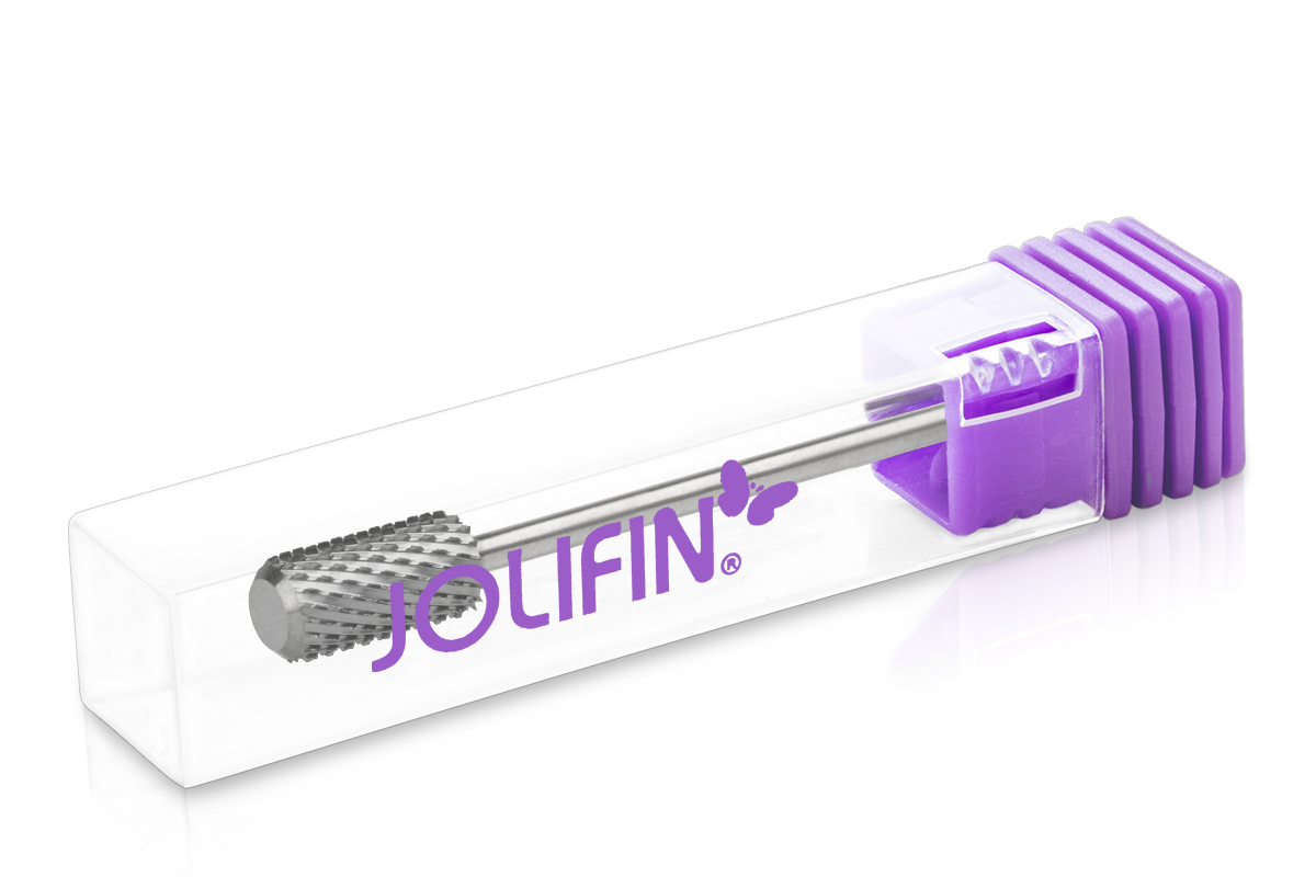 Jolifin acrylic bit cylinder with bevelled coarse