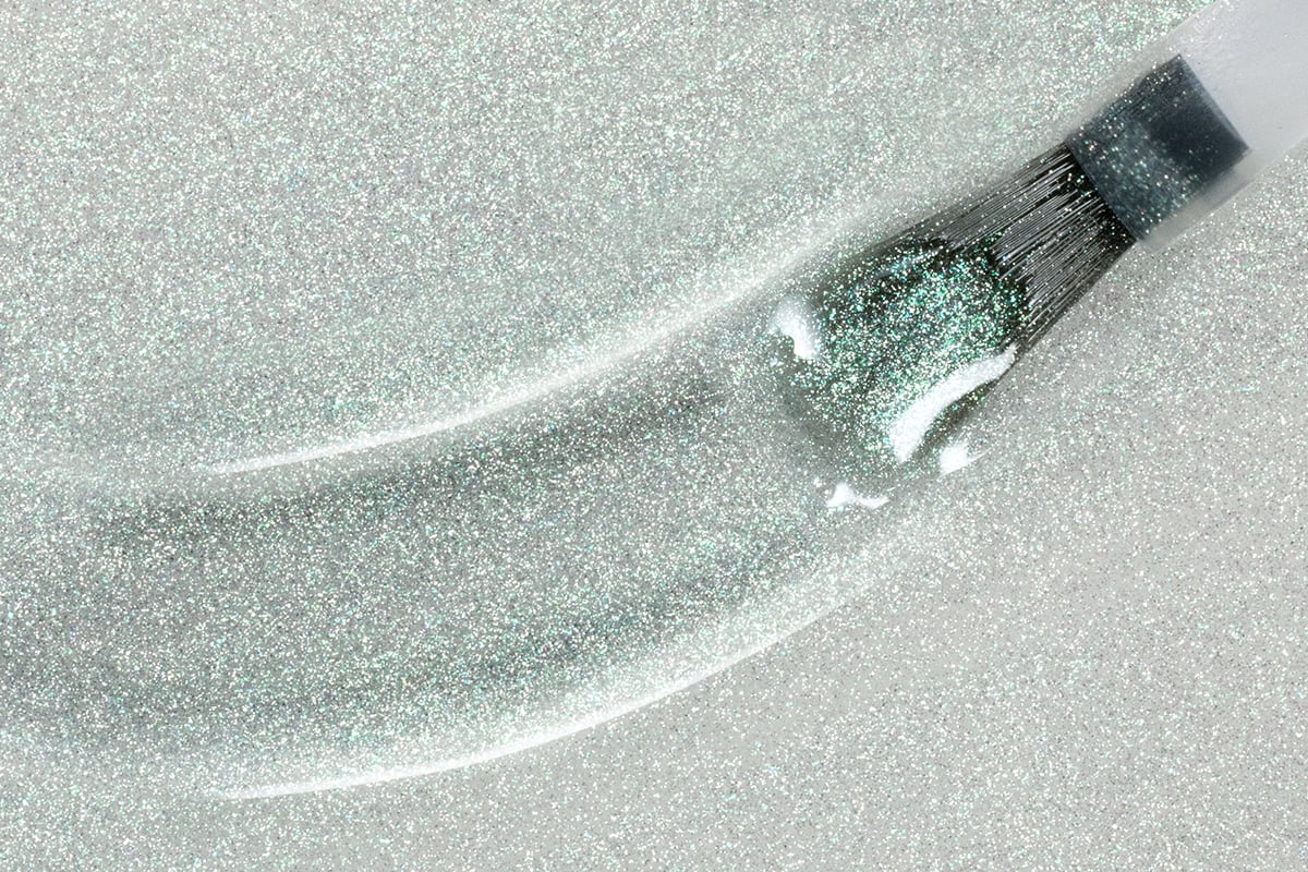 Jolifin LAVENI Shellac - Top-Coat ohne Schwitzschicht Cat-Eye aurora FlipFlop 10ml