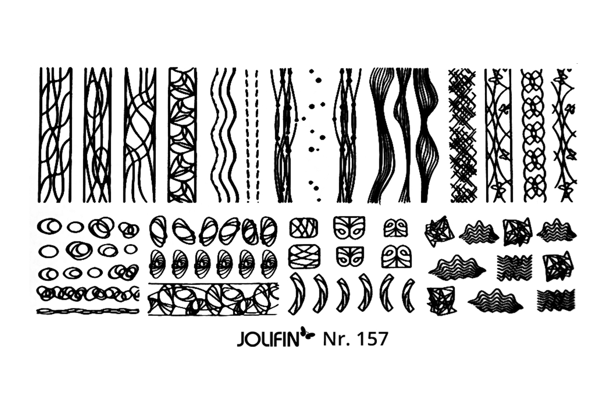 Jolifin Stamping Stencil No. 157