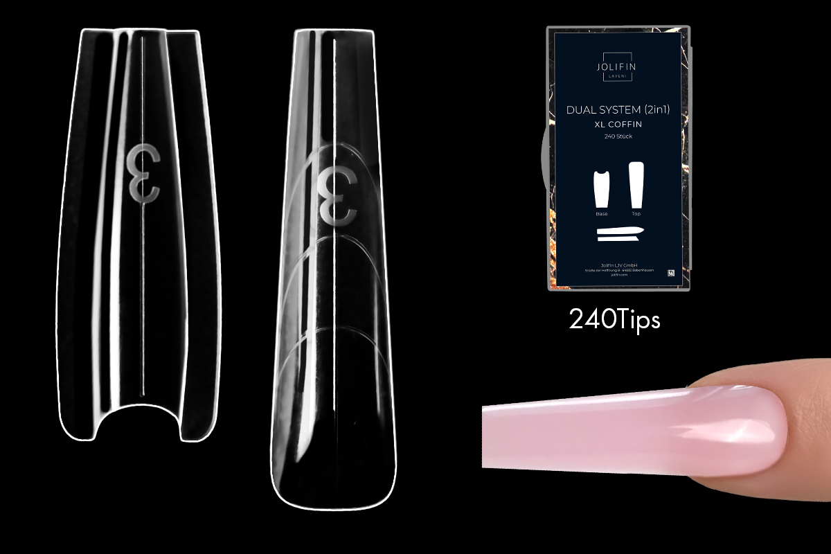 Jolifin LAVENI 240er Tipbox Dual System (2in1) - XL Coffin