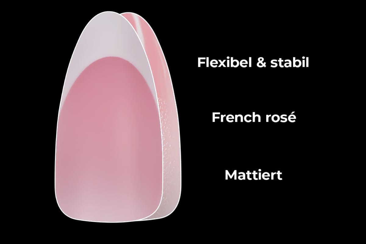 Jolifin 150er Tipbox Press-On Mandel - French rosé