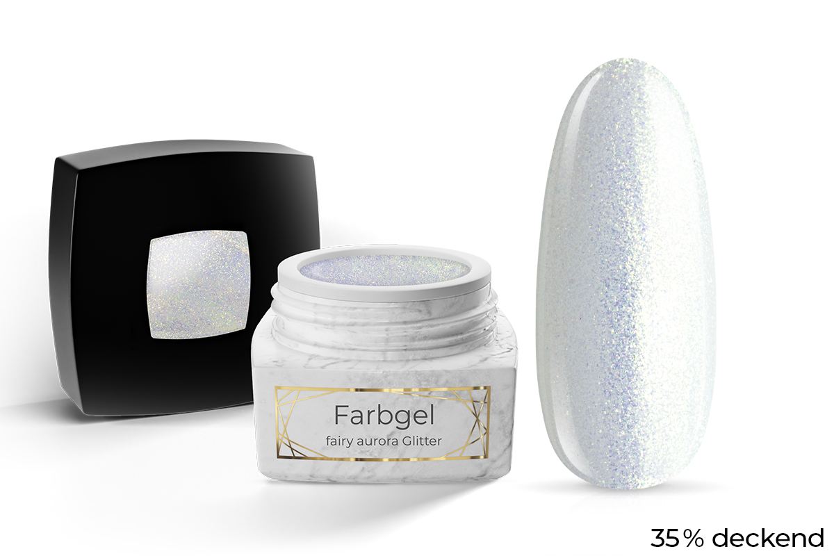Jolifin LAVENI PRO Farbgel - fairy aurora Glitter 5ml