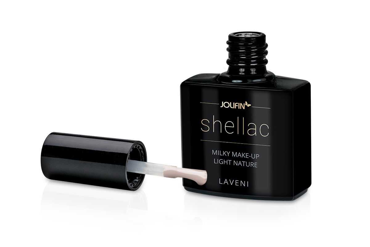 Jolifin LAVENI Shellac - milky make-up light nature 10ml