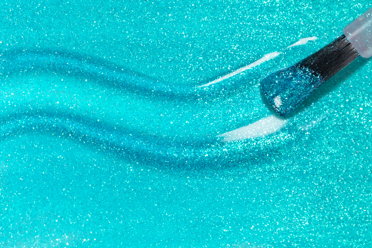 Jolifin LAVENI Shellac - Jelly Glas super shine ocean 10ml