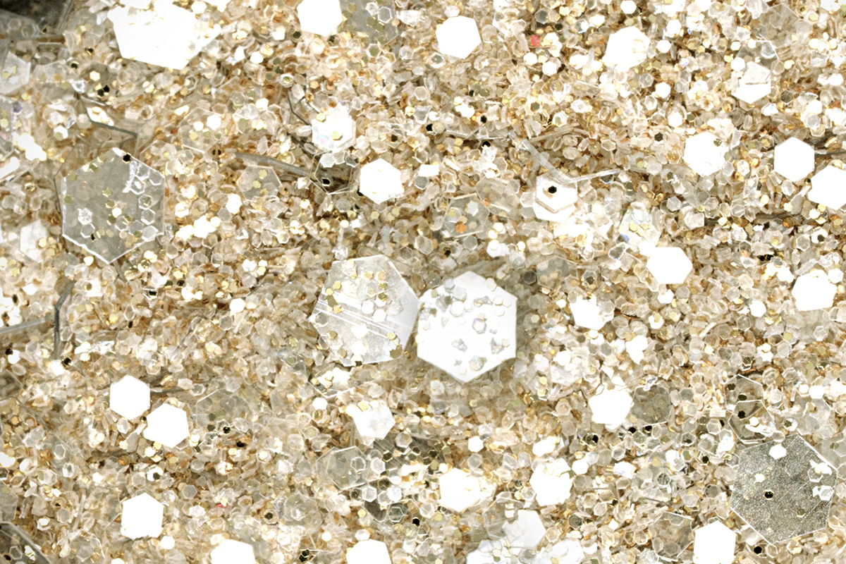 Jolifin LAVENI Crystal Glitter - pastel gold