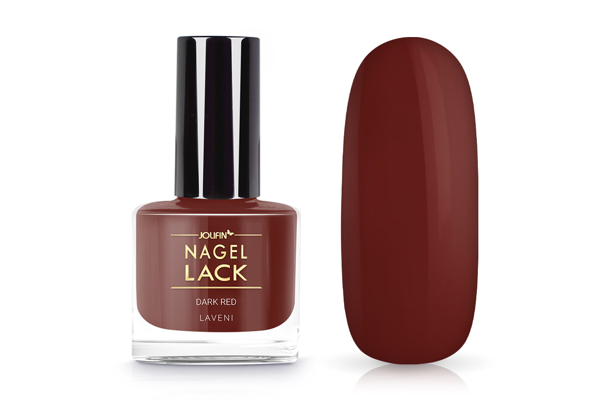 Jolifin LAVENI Nail Polish - dark red 9ml