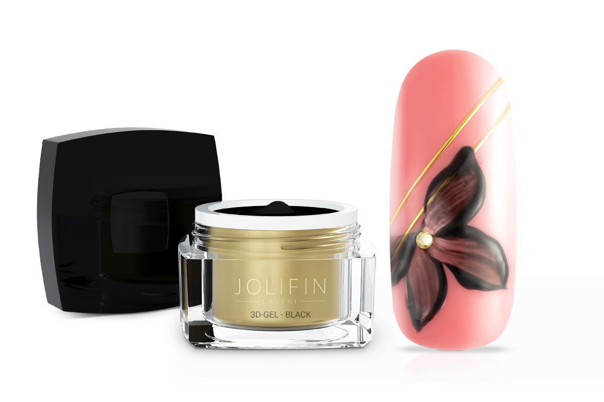 Jolifin LAVENI 3D-Gel - black 5ml
