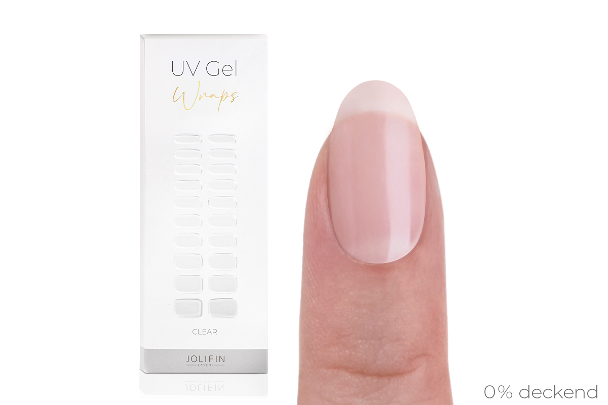 Jolifin LAVENI UV Gel-Wraps - clear
