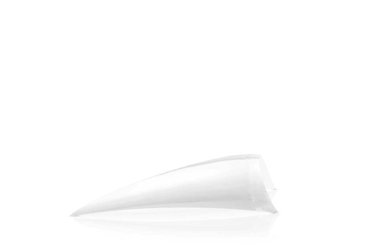 Jolifin 100 tip box almond clear