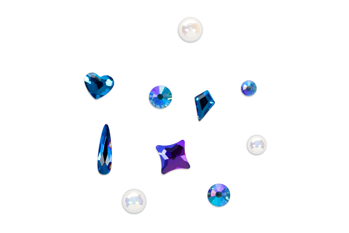Jolifin LAVENI Luxury Nail Art Mix - gold & blue