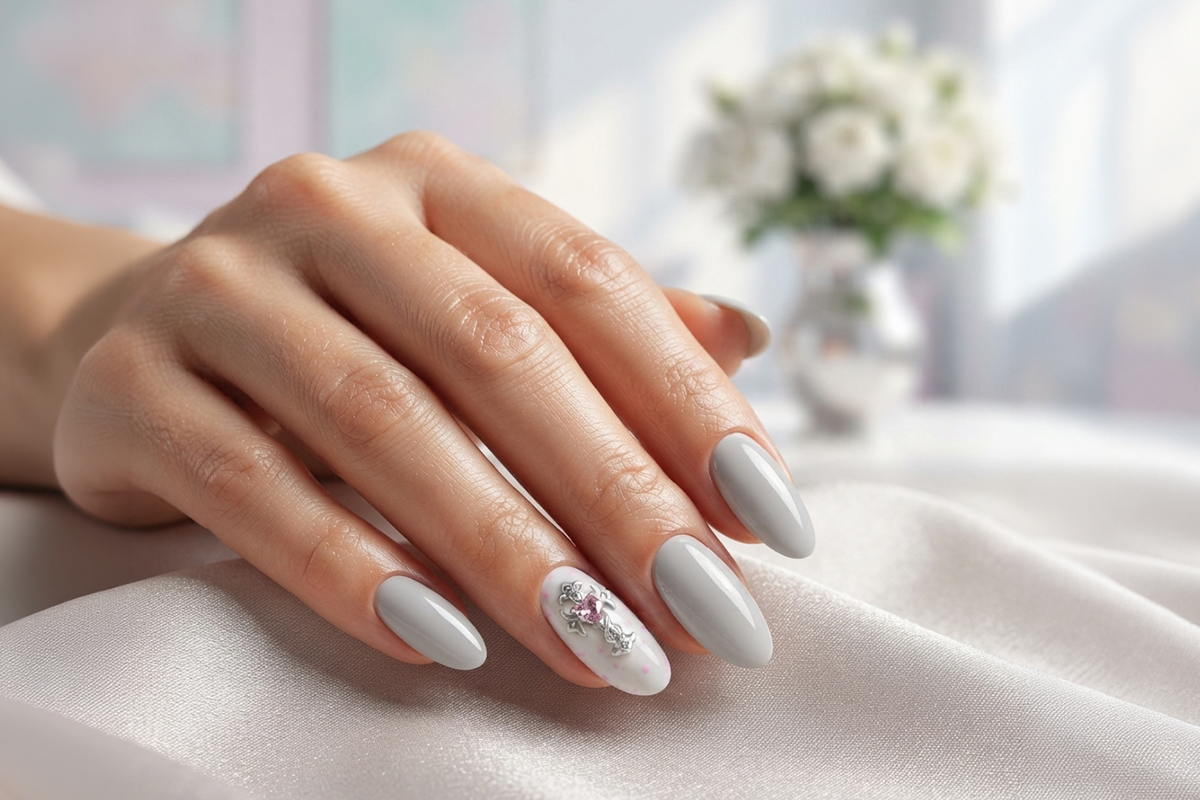 Jolifin Overlay - Kreuz silber & pink