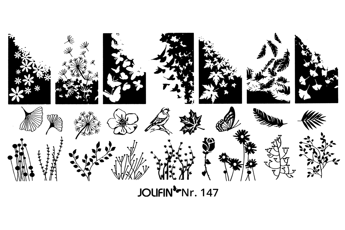 Jolifin Stamping-Schablone - Nr. 147
