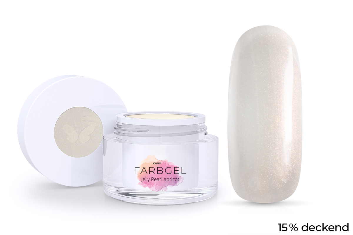 Jolifin Farbgel Jelly Pearl apricot 5ml