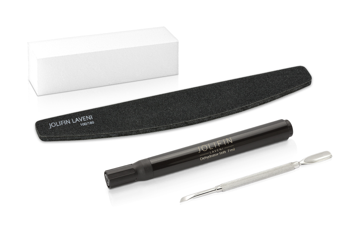 Jolifin LAVENI Shellac Starter-Set - M - Basic Gerät Babyboomer