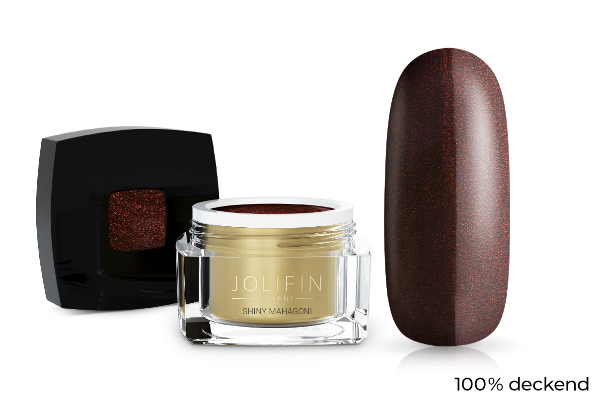 Jolifin LAVENI Colour Gel - shiny mahogany 5ml