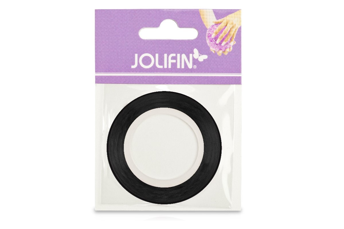 Jolifin Nail Art Pinstripes hologram black