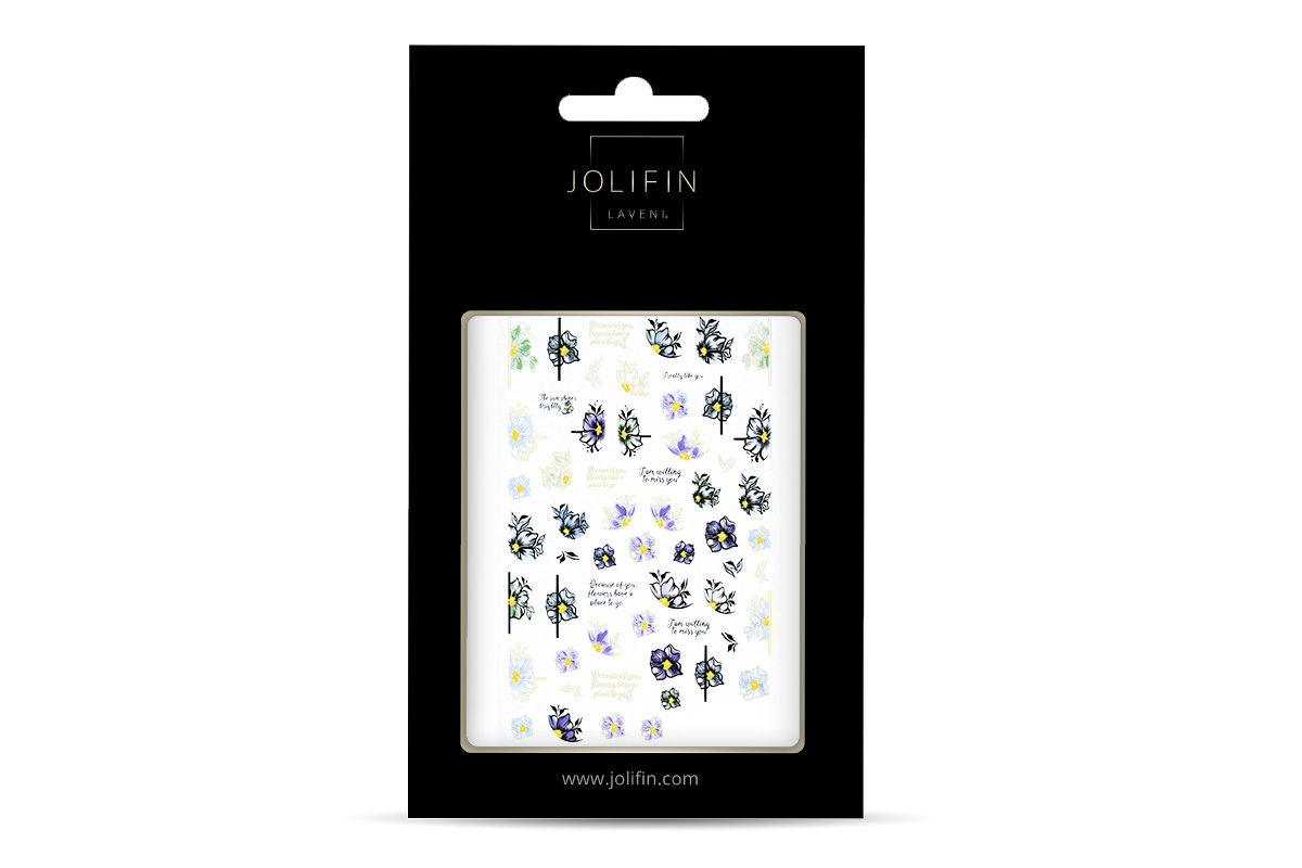Jolifin LAVENI XL Sticker - Flowers No. 45