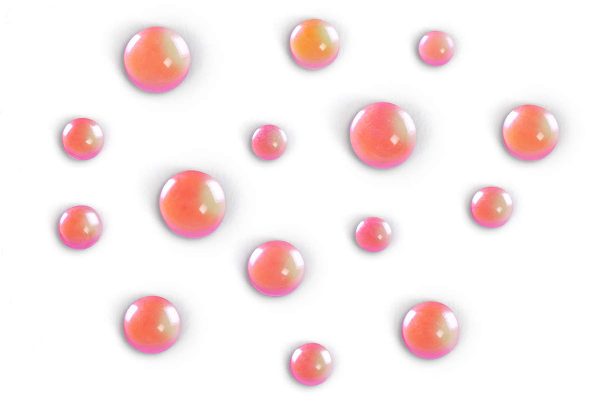 Jolifin Halbperlen - Bubbles pink