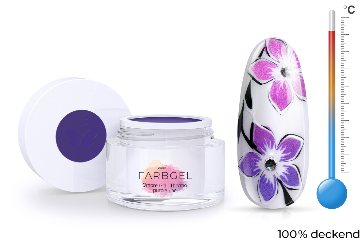 Jolifin Ombre-Gel - Thermo purple-lilac 5ml
