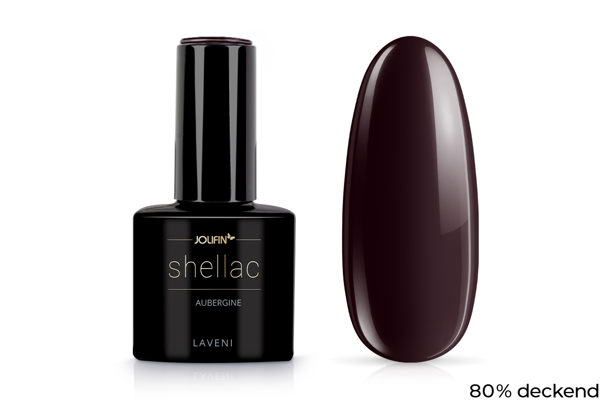 Jolifin LAVENI Shellac - aubergine 10ml