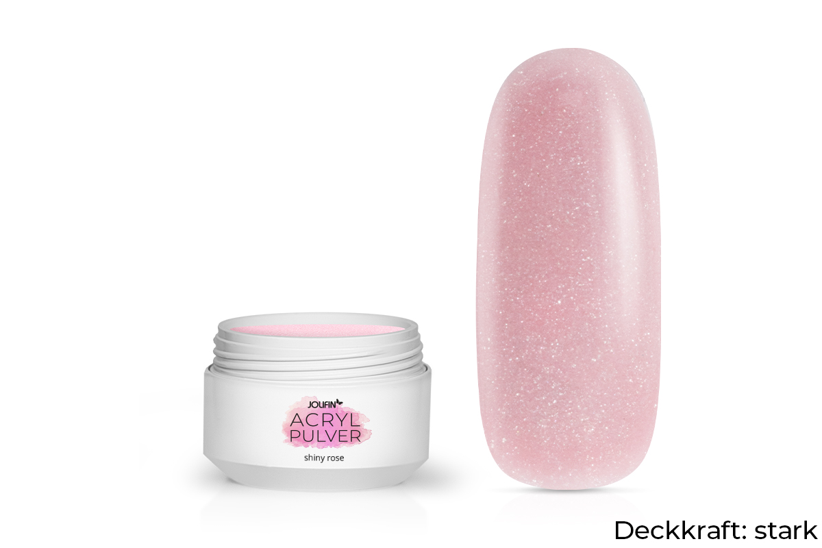 Jolifin Acryl Farbpulver - shiny rose 5g