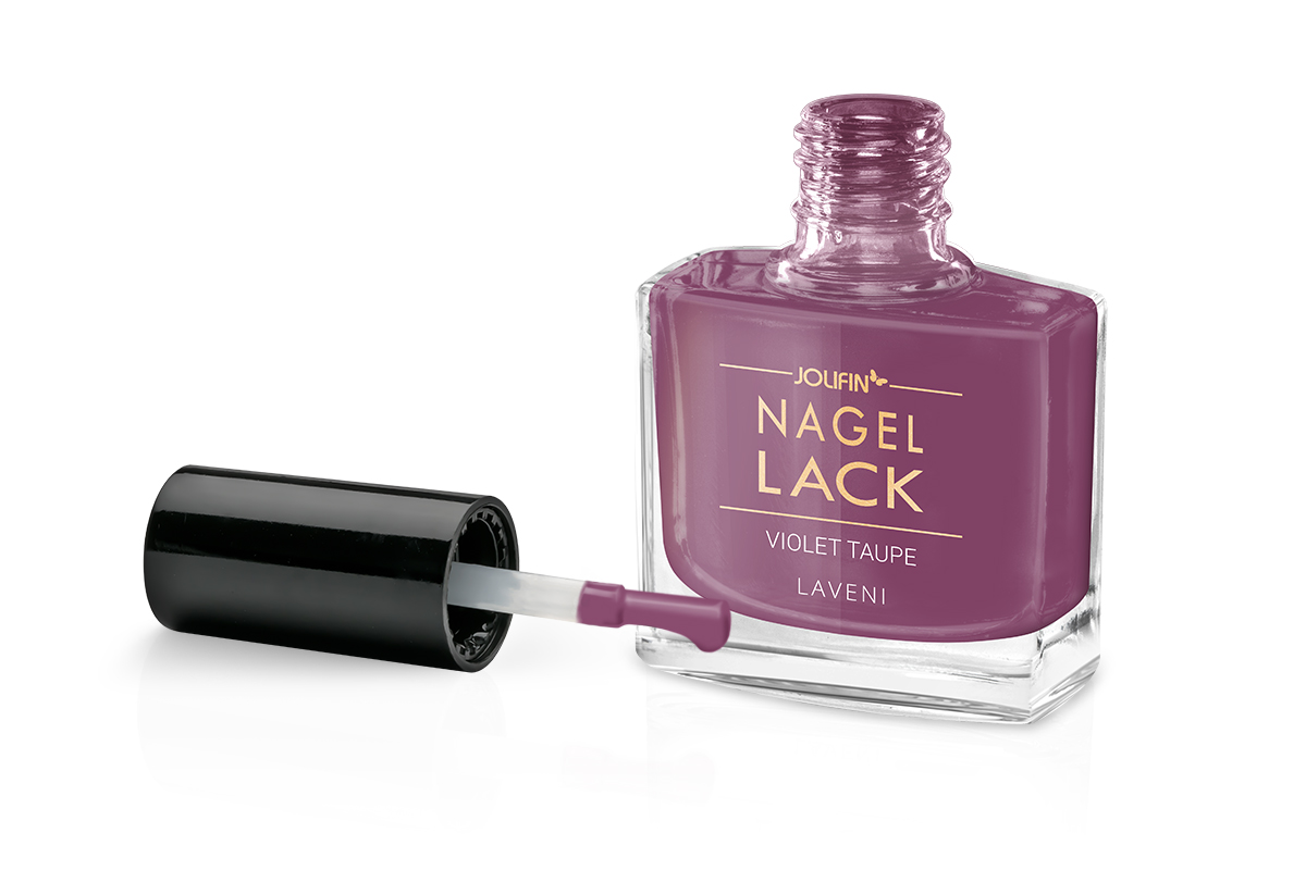 Jolifin LAVENI Nail Polish - violet taupe 9ml