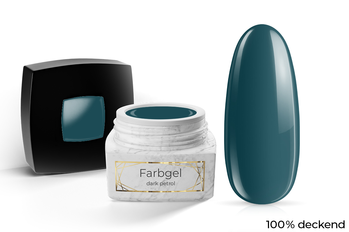 Jolifin LAVENI PRO Farbgel - dark petrol 5ml