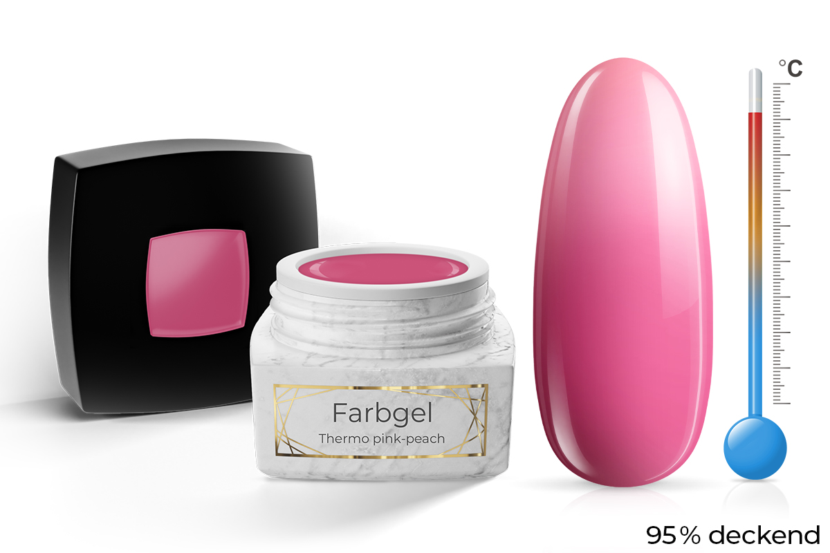 Jolifin LAVENI PRO Colour Gel - Thermo pink-peach 5ml