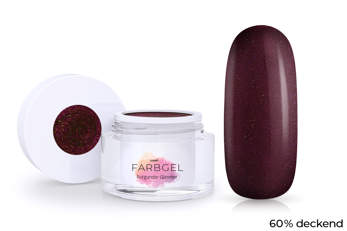 Jolifin colour gel burgundy mica 5ml