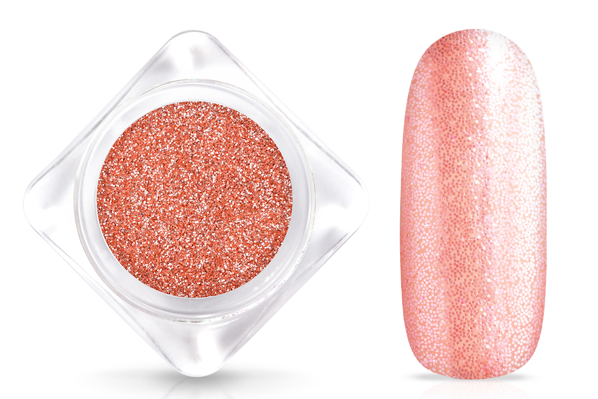 Jolifin Glossy & Matt Glitter Powder - peach
