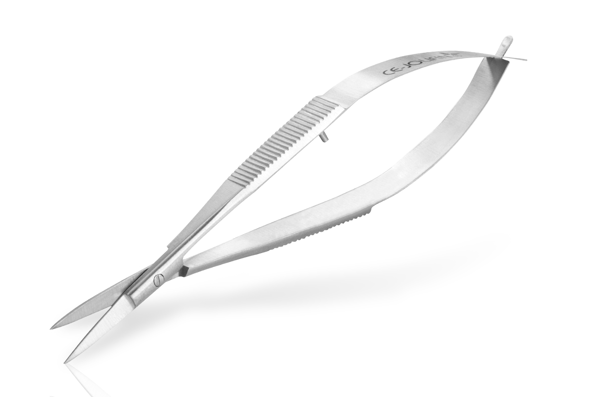 Jolifin precision spring scissors curved