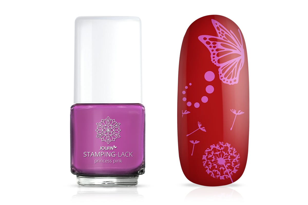 Jolifin Stamping polish - princess pink 12ml