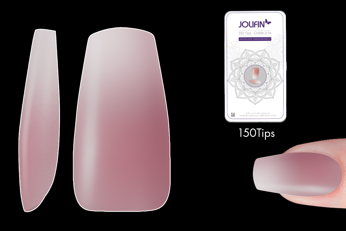 Jolifin 150er Tipbox Press-On Coffin - Babyboomer make-up