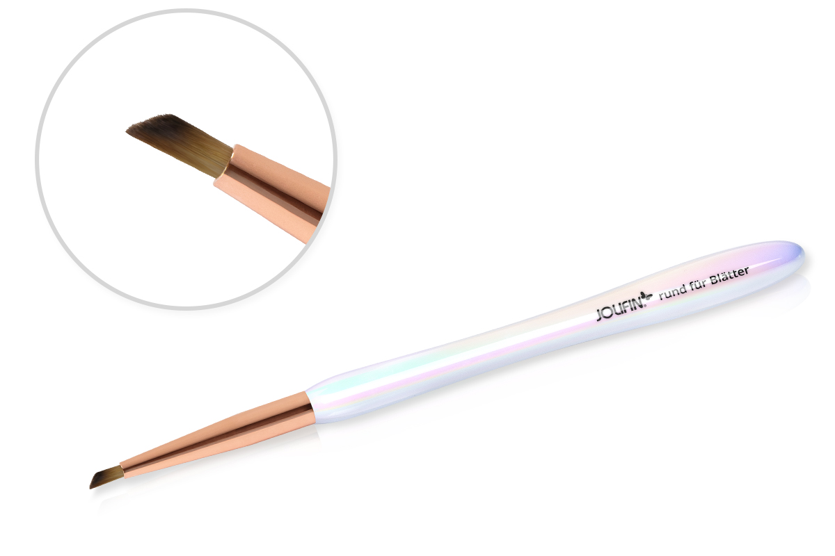 Jolifin Aurora Pinsel weiß - rund für Blätter