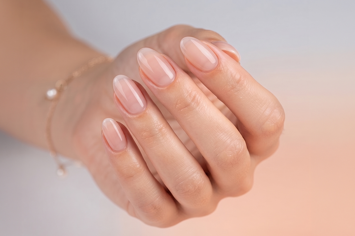 Jolifin LAVENI Shellac - Jelly Glas amber rose 10ml