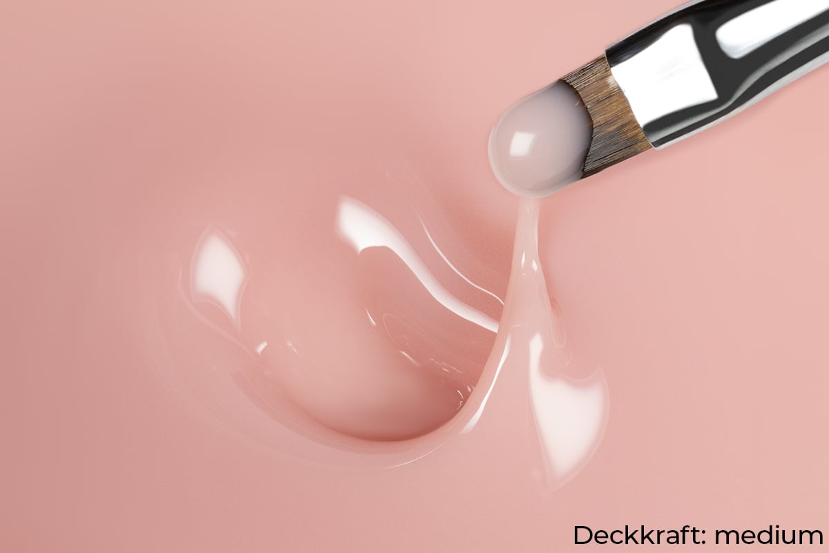 Jolifin LAVENI - No File Aufbau-Gel dünn make-up rosé 15ml