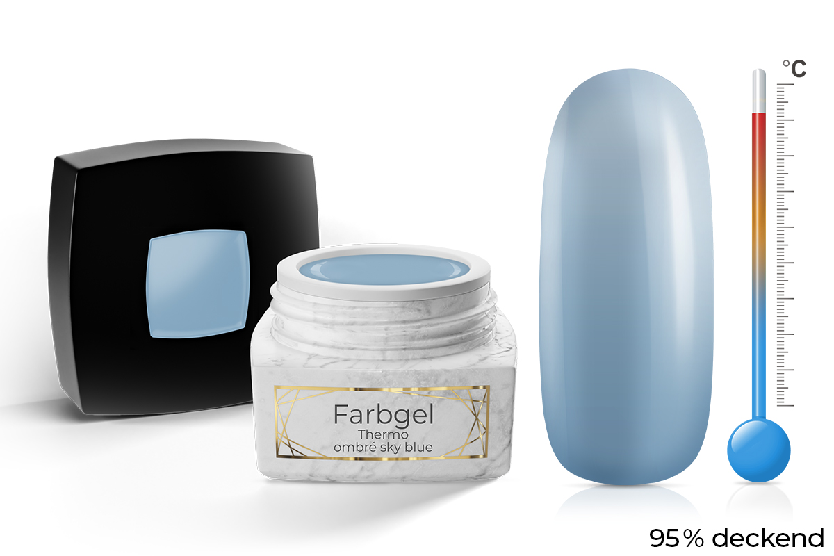 Jolifin LAVENI PRO Colour Gel - Thermo ombré sky blue 5ml