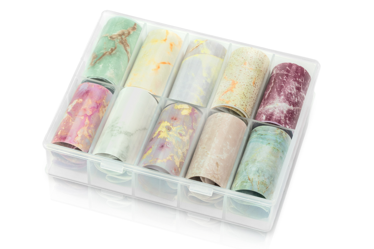 Jolifin Transfer Nail Foil Box - Marble