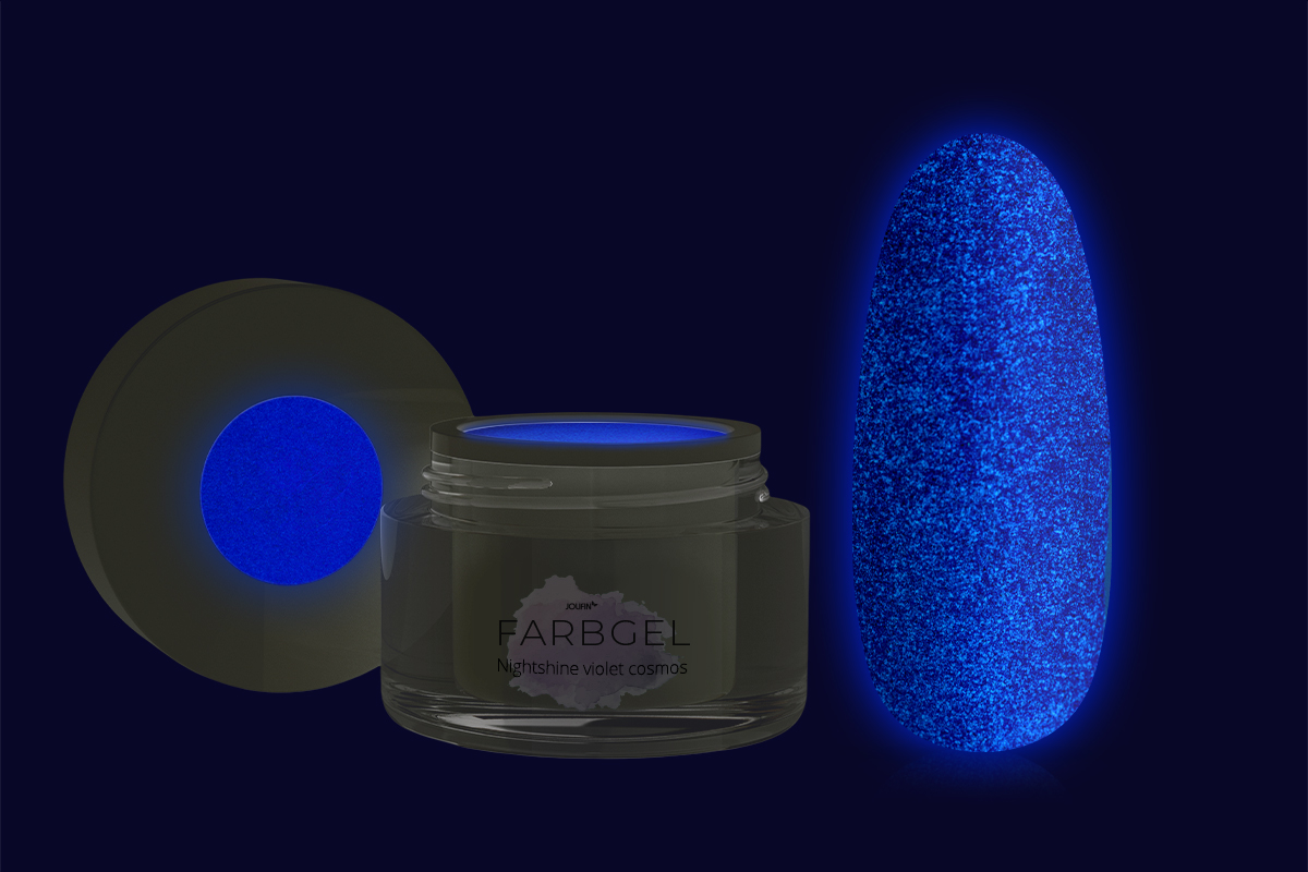 Jolifin Farbgel Nightshine violet cosmos 5ml