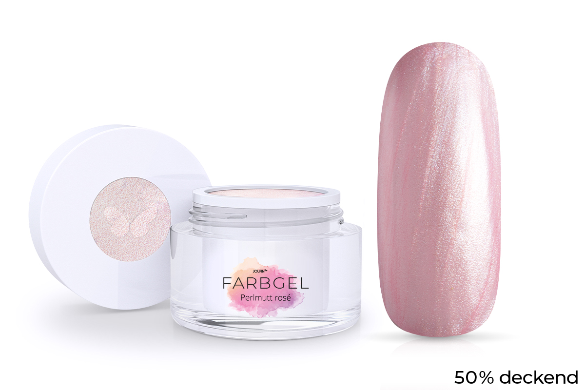 Jolifin Farbgel Perlmutt rosé 5ml
