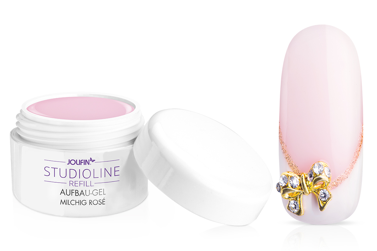 Jolifin Studioline Refill - build-up gel milky rosé 5ml