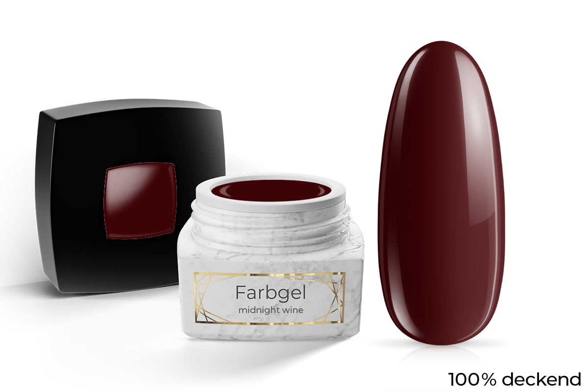 Jolifin LAVENI PRO colour gel - midnight wine 5ml