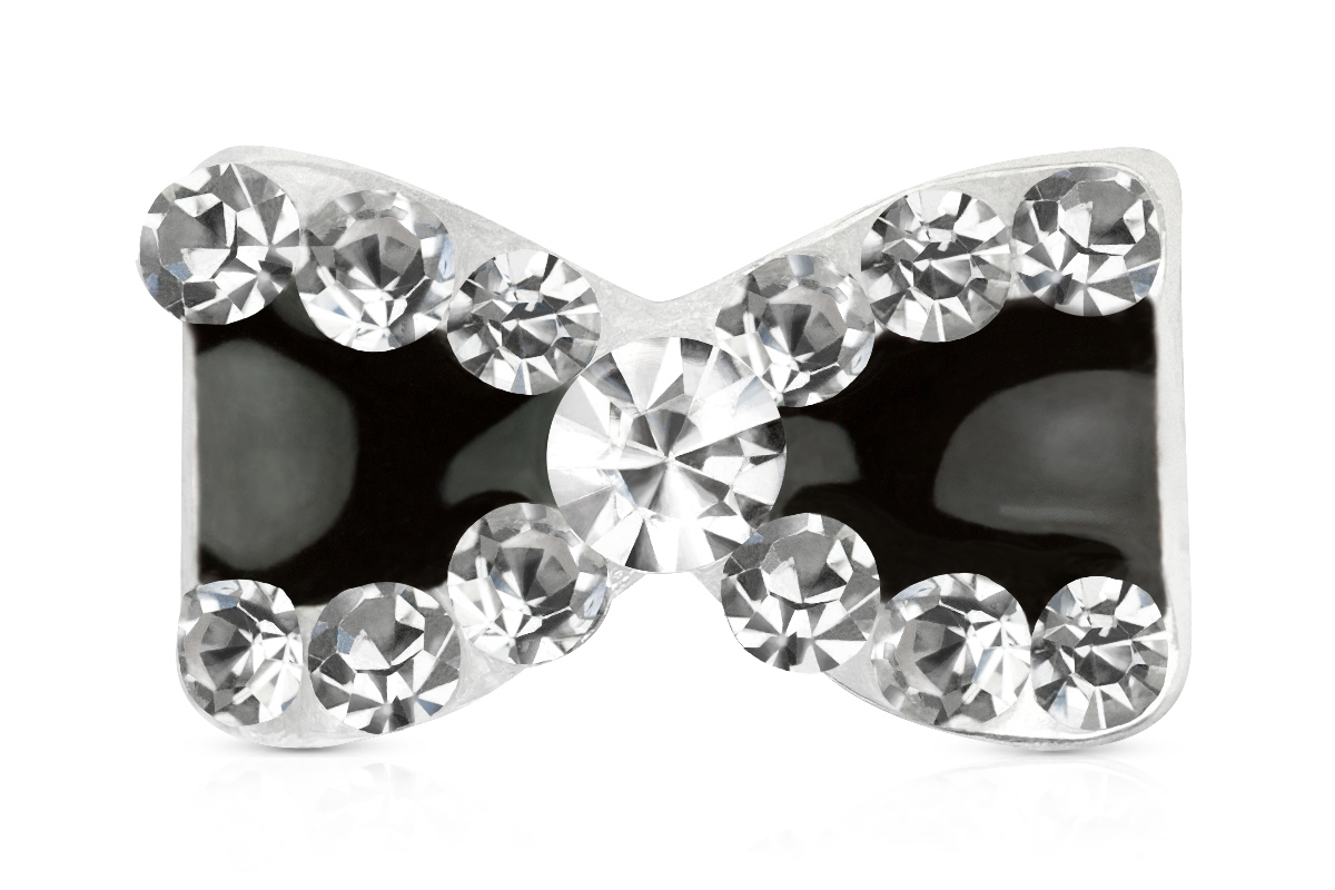 Jolifin Overlay Bow mini black