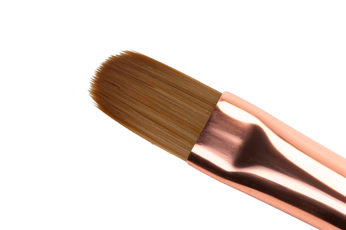 Jolifin Grey-Rosé Brush - oval size 8