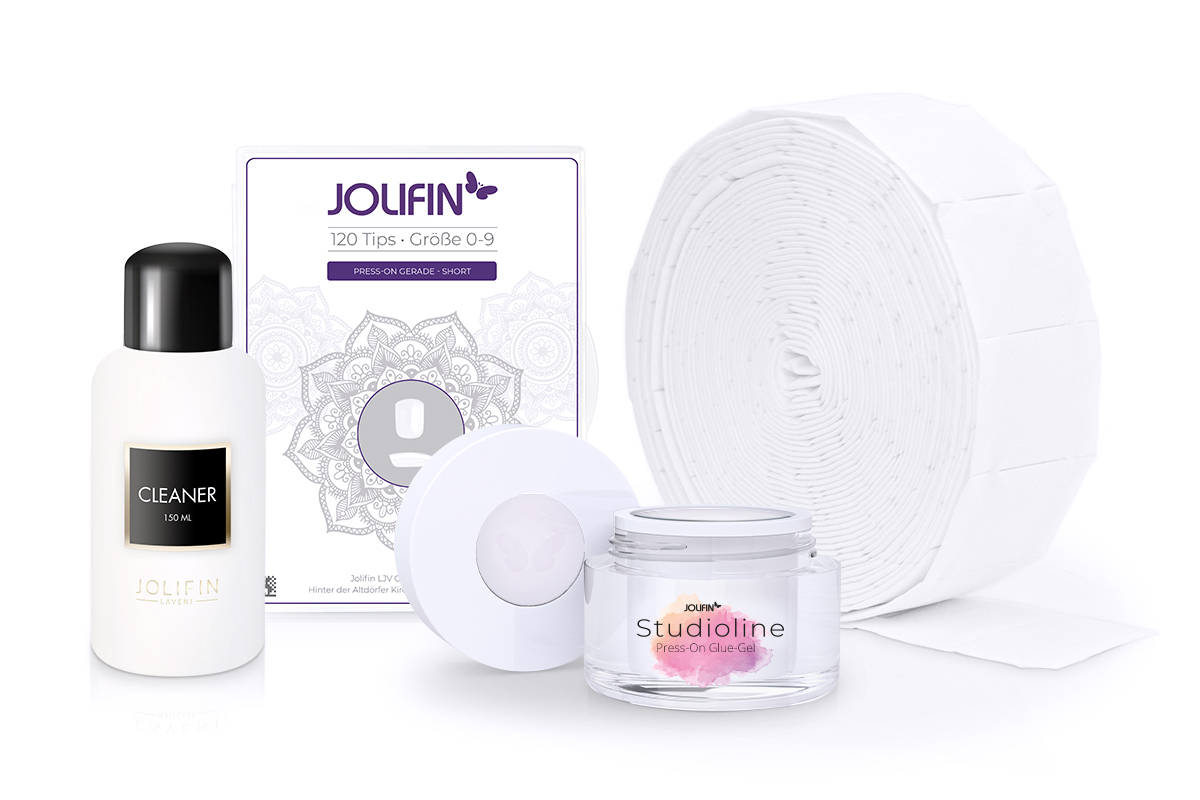 Jolifin LAVENI Shellac Starter Set - S - Luna Device Press-On