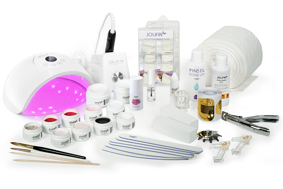 Jolifin Acryl Starter-Set - XXL - Luna Gerät & Fräser