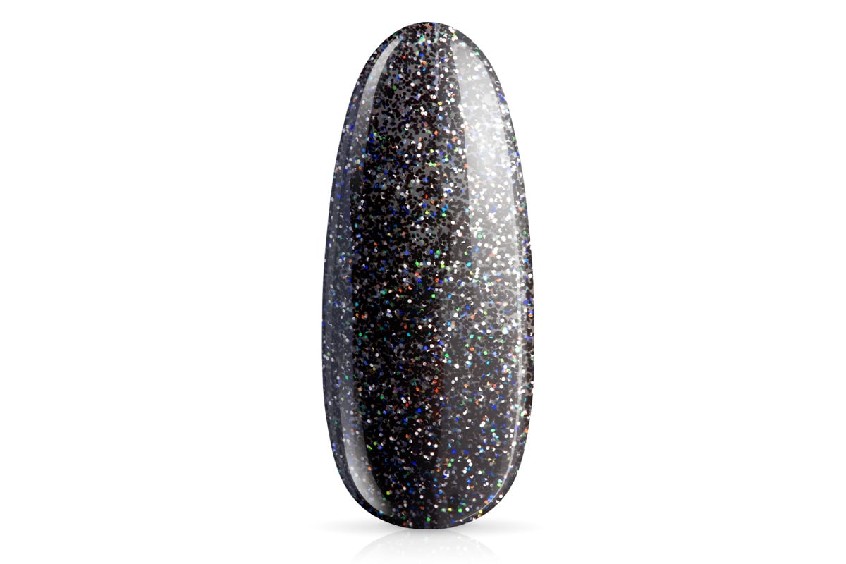 Jolifin colour gel silver-black glitter 5ml